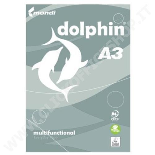 CF5 RISMA CARTA A3 FDOLPHIN - 80 GRAMMI - 500 FOGLI