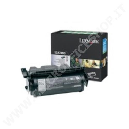 TONER LEXMARK 12A7460 ORIGINALE (5000 PG) (RETURN PROGRAM)