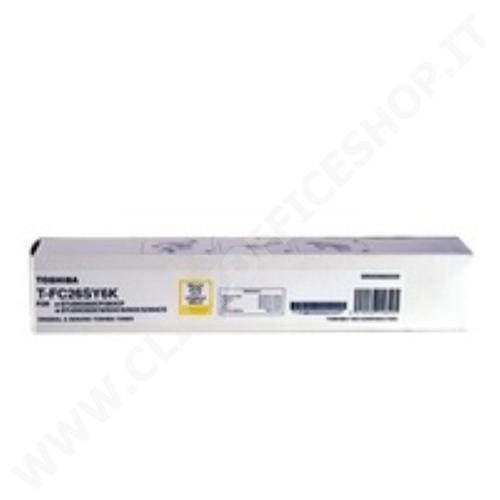 TONER TOSHIBA T-FC26SY 6B000000569, 6B000001096, 6B000001348 (12000 PG) GIALLO ORIGINALE
