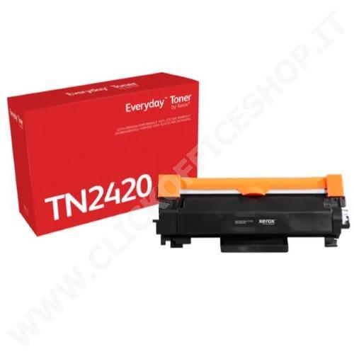 TONER BROTHER TN-2420 CON CHIP (3.000PG) NERO -  RIGENERATO XEROX