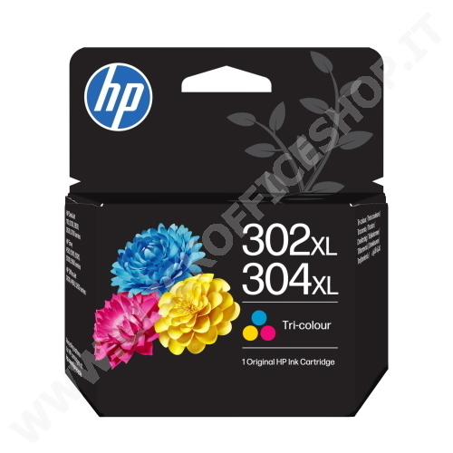 CARTUCCIA HP 302 304 TRI-COLOR ORIGINALE