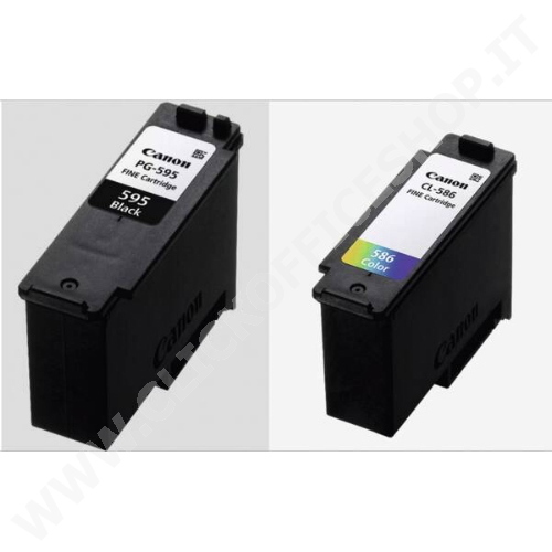 CARTUCCIA CANON PG-595XL CL-586XL  (300+300PG) ORIGINALE