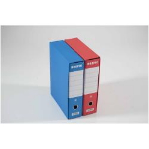 CF12 REGISTRATORI ARCHIVIO DORSO 8CM PROTOCOLLO BLU BREFIO