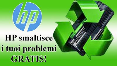 SMALTIMENTO TONER ESAUSTI HP