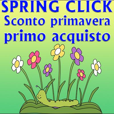 Spring Click! Acquista ed è subito sconto nel carrello