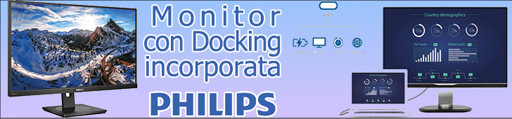 Monitor con Docking incorporata