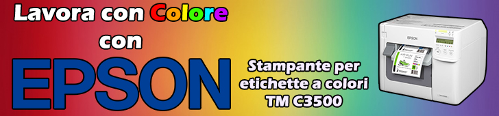 Stampante etichette Epson a colori