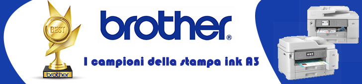 Nuova gamma stampanti Brother Ink-Jet A3