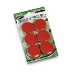 LEBEZ BLISTER 12 MAGNETI MR-30 ROSSO DIAM.30MM MR-30-R