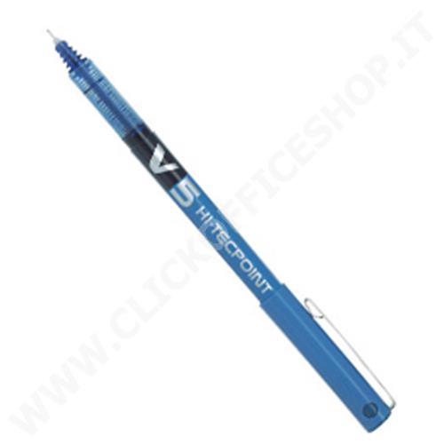 PENNA GEL PILOT ROLLER HI-TECPOINT V5 BLU 011691 CON CAPPUCCIO