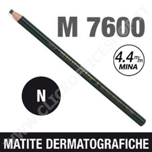 MATITA DERMATOGRAFICA UNI MITSUBISHI M 7600 NERO