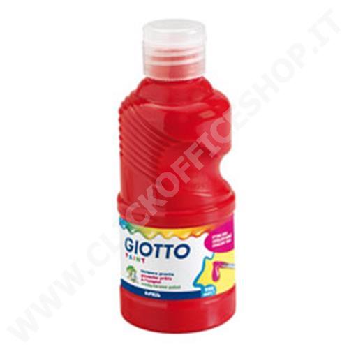 TEMPERA GIOTTO PRONTA 250ML LAVABILE ROSSO 530808