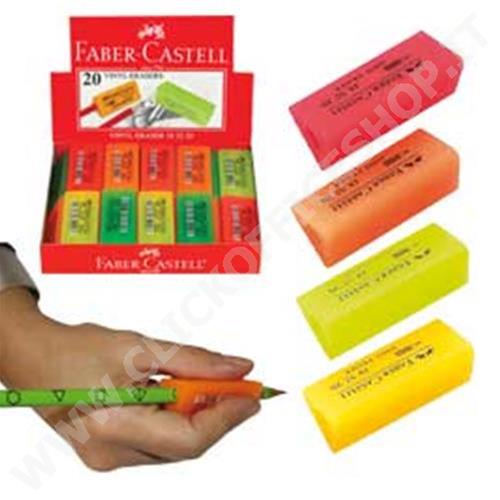 GOMMA PER CANCELLARE PRISMA FLUO IMPUGNABILE IN VINILE FABER CASTELL 185213