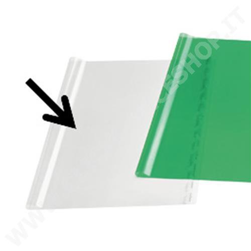 COPERTINA QUADERNO PLASTICA RI.PLAST CRISTAL LISCIO NEUTRO TRASPARENTE  50X31CM C/ADESIVO 25413901