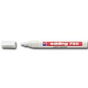 Edding 750 Paint Marker Opaque Bullet Tip White 750-049 - Office Supplies - Pens