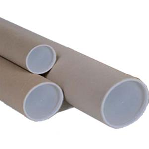 Tubi Per Spedire Stampe Tubi In Kraft Per Spedizione Poster - Diametro 4 Pollici, Lunghezza 30 Pollici, Con Tappi Di Plastica Inclusi Tubi Spedizione Poster Kraft - Foto 5